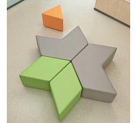 KIBONCY Pacchetto creativo di divani triangolari for il tempo libero for istituti formazione, banchi reception aziendali, sale riunioni, sale, zone di negoziazione e reparti vendite(B)