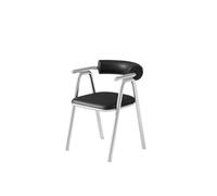 KIBONCY Panca For Divano Moderna Curva In Acciaio Inossidabile, Sedute A Forma Creativa Industriale Con Cuscino In Pelle PU For Hall Del Centro Commerciale, Mobili For Lounge Reception(F)