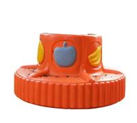 KIBONCY Panchina circolare per alberi per bambini, seduta in plastica per asili e giardini pubblici(150 * 80cm)