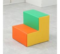 KIBONCY Pelle PU - Giocattoli da arrampicata morbidi for bambini piccoli, colorati giocattoli for , interno, con palestra in schiuma di grandi dimensioni, facile pulire(A)