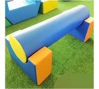 KIBONCY Playtime and Climb Multipurpose Playset for neonati, set di gioco for attività arrampicata e gattonamento for bambini 1 anno, blocchi schiuma for scivolamento all'interno(120x50x50cm)