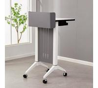 KIBONCY Podio con ruote, scrivania for laptop, scrivania for laptop, podio mobile, leggio portatile for casa, ufficio e aula(C)
