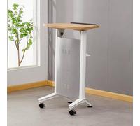KIBONCY Podio con ruote, scrivania for laptop, scrivania for laptop, podio mobile, leggio portatile for casa, ufficio e aula(B)