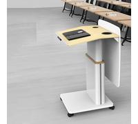 KIBONCY Podio Portatile, podio for conferenze, for Ospiti, for aule di Formazione, Tavolo Regolabile in Altezza, bancone for Reception(E)