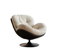 KIBONCY Poltrona a Sacco retrò, Poltrona da Balcone, Adatta for sdraiarsi o Dormire, Singola for Camera Letto, for Il Tempo Libero di Design a Guscio d'uovo(Black,1)