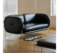 KIBONCY Poltrona For Divano Singola, Sedia Da Lettura In Pelle Con Cuscino Del Sedile Ispessito Divano For Il Tempo Libero For La Reception Pigra For Camera Da Letto(210CM)