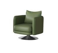 KIBONCY Poltrona Moderna Girevole Con Base In Acciaio Inossidabile E Pelle Nappa For La Hall Dell'hotel, L'ufficio, La Reception, La Sala D'attesa Del Bar(I)