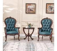 KIBONCY Poltrona Sedie da scrivania for casa e ufficio con supporto lombare e divani. Lussuosa reception laterale in pelle, struttura in legno massello(E)