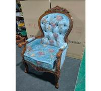 KIBONCY Poltrona Sedie da scrivania for casa e ufficio con supporto lombare e divani. Lussuosa reception laterale in pelle, struttura in legno massello(L)