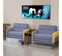 KIBONCY Pool Hall Spectator Chairs & Billiard Room Sofas, Modern Billiard Spectator Chair Set with Side Table, Comfortable Lounge Seating(F)
