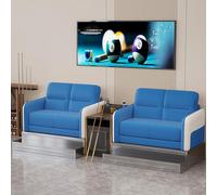 KIBONCY Pool Hall Spectator Chairs & Billiard Room Sofas, Modern Billiard Spectator Chair Set with Side Table, Comfortable Lounge Seating(G)