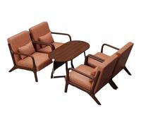 KIBONCY Posti a sedere sul divano da bar, negozio di tè commerciale informale, set di tavoli e sedie da caffetteria, ristorante con musica(A5)