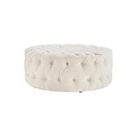 KIBONCY Pouf rotondo, poggiapiedi imbottito for divano da soggiorno, cuscino in morbida spugna, sgabello for alla moda for la casa(B,90x40cm)