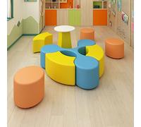 KIBONCY Progressione creativa del divano dalla forma irregolare for la negoziazione del tempo libero nell'ufficio e nell'area di riposo delle sale di lettura nelle sale delle biblioteche(C)