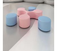 KIBONCY Progressione creativa del divano dalla forma irregolare for la negoziazione del tempo libero nell'ufficio e nell'area di riposo delle sale di lettura nelle sale delle biblioteche(B)