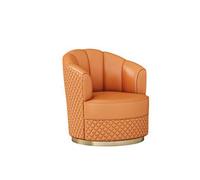 KIBONCY Round Soft Cushion Makeup Chair,Dressing with Backrest, Rotatable, Modern Vanity Stool, for Bedroom, Living Room, Offic(B)