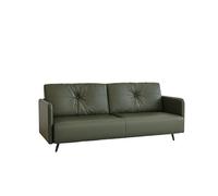 KIBONCY Scratch-Resistant Cat Claw Leather Double Sofa, Easy Clean Stain-Resistant with Non-Slip Metal Legs,for Living Room/Bedroom(D,120cm)