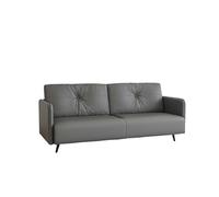 KIBONCY Scratch-Resistant Cat Claw Leather Double Sofa, Easy Clean Stain-Resistant with Non-Slip Metal Legs,for Living Room/Bedroom(F,170cm)