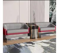 KIBONCY Sedia da Piscina Resistente ai Graffi, Divano Biliardo con Vinile a Prova di Artigli Gatto, Sedile for Spettatore for Sala Giochi for Uso Pesante, Pub Commerciale