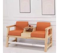 KIBONCY Sedia Da Spettatore Biliardo In Legno Massello Sala Posti A Sedere Con Schienale Imbottito, Poltrona Compatta Salvaspazio For Giochi, Bar(A)