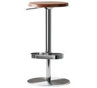 KIBONCY Sedia da ufficio rotonda in piedi regolabile in altezza per la cucina domestica dell'ufficio Sgabello antiscivolo di bellezza senza ruote(D)