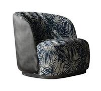 KIBONCY Sedia dall'accento moderno della metà del secolo, base in acciaio al carbonio, poltrona imbottita da lounge con schienale, comode sedie for sala d'attesa for gli ospiti(Blue)