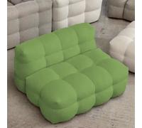 KIBONCY Sedia divano singola, divano in pelle di agnello, sedia divano per il tempo libero, per camera da letto, appartamento, ufficio, senza assemblaggio necessario C