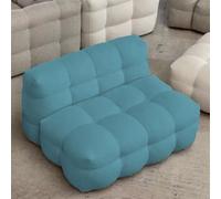 KIBONCY Sedia divano singola, divano in pelle di agnello, sedia divano per il tempo libero, per camera da letto, appartamento, ufficio, senza assemblaggio necessario D