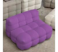 KIBONCY Sedia divano singola, divano in pelle di agnello, sedia divano per il tempo libero, per camera da letto, appartamento, ufficio, senza assemblaggio necessario G