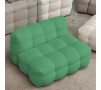 KIBONCY Sedia divano singola, divano in pelle di agnello, sedia divano per il tempo libero, per camera da letto, appartamento, ufficio, senza assemblaggio necessario E