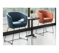 KIBONCY Sedia For Il Tempo Libero Dall'accento Moderno, Poltrona Imbottita For La Sala D'attesa Della Reception Dell'ufficio(D)