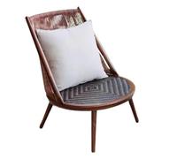 KIBONCY Set Arredamento Giardino 3 Pezzi in Vimini, Poltrona Conversione con Tavolo in Vetro Temperato, Set Bistro per Balcone Interno ed Esterno(C,One chair)