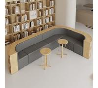 KIBONCY Set Di Divani Ad Angolo Moderni For Libri Scolastici, Posti A Sedere For L'aula Della Scuola Materna, Mobili For Sala D'attesa For Aree Relax, A For La Lettura Dei Bambini(F)