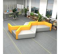 KIBONCY Set di divani casual creativi, divani moderni dalla forma irregolare for aree di accoglienza, aree di riposo, aree riunioni e istituti di formazione