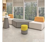 KIBONCY Set di divani componibili modulari, divano lounge imbottito creativo for aree pubbliche, hall di hotel, ufficio, biblioteca, ospedale, sala d'attesa dell'asilo(E)