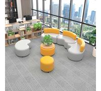 KIBONCY Set di divani creativi for il riposo e l'ufficio nella sala del salone di bellezza, adatti a biblioteche, reception aziendali, sale riunioni, corridoi(A)