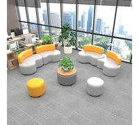 KIBONCY Set di divani creativi for il riposo e l'ufficio nella sala del salone di bellezza, adatti a biblioteche, reception aziendali, sale riunioni, corridoi(D)