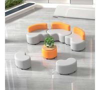 KIBONCY Set di divani creativi for il riposo e l'ufficio nella sala del salone di bellezza, adatti a biblioteche, reception aziendali, sale riunioni, corridoi(C)