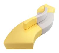 KIBONCY Set di divani curvi moderni modulari, posti a sedere in morbida schiuma for area di attesa for la scuola materna, lo studio di danza, la sala d'arte, la hall e l'area reception(8)