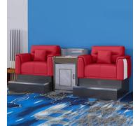 KIBONCY Set di divani da biliardo di lusso primaverili: posti a sedere premium for spettatori for sale da biliardo e sale giochi(C)