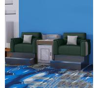 KIBONCY Set di divani da biliardo di lusso primaverili: posti a sedere premium for spettatori for sale da biliardo e sale giochi(D)