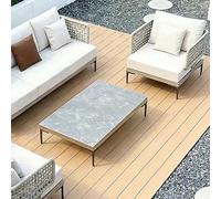 KIBONCY Set di divani da esterno in rattan, posti a sedere for conversazione nel patio resistenti alle intemperie con cuscini, sedie a sdraio in vimini ai raggi