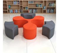 KIBONCY Set di divani da negoziazione for il tempo libero irregolari e creativi for l'ufficio e l'area di riposo nella hall delle biblioteche e nelle sale di lettura dei centri vendita(B)