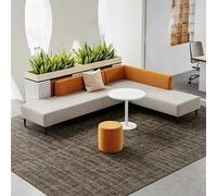 KIBONCY Set Di Divani Da Ufficio Moderni E Diritti Dal Design Minimalista Creativo, Posti A Sedere In Tessuto Di Lusso For Ricevimenti Aziendali, Hall Di Hotel E Decorazioni(A2)