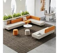 KIBONCY Set Di Divani Da Ufficio Moderni E Diritti Dal Design Minimalista Creativo, Posti A Sedere In Tessuto Di Lusso For Ricevimenti Aziendali, Hall Di Hotel E Decorazioni(A5)