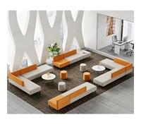 KIBONCY Set Di Divani Da Ufficio Moderni E Diritti Dal Design Minimalista Creativo, Posti A Sedere In Tessuto Di Lusso For Ricevimenti Aziendali, Hall Di Hotel E Decorazioni(A10)