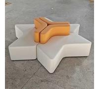 KIBONCY Set di divani e tavolini da caffè in stile moderno, semplice e creativo for l'area di attesa e riposo nell'isola centrale dell'ufficio dell'istituto di formazione(A)