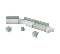 KIBONCY Set di divani e tavolini da ingresso, area di attesa della sala attività, reception e area di riposo dell'hotel, set di divani e tavolini da ufficio semplici e moderni(I)