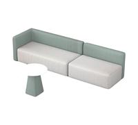 KIBONCY Set di divani e tavolini da ingresso, area di attesa della sala attività, reception e area di riposo dell'hotel, set di divani e tavolini da ufficio semplici e moderni(Q)