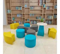KIBONCY Set di divani ergonomici dalla forma unica for reception e lounge in ufficio - Sedute moderne for il tempo libero for lobby, sale relax e aree di attesa degli ospiti(C)